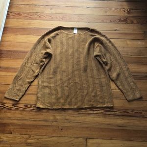 GAP vintage brown gold sweater size medium